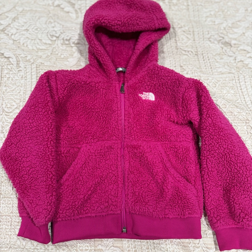 The North Face Kids Fleece Hoodie - Magenta
